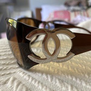 Authentic Chanel Sunglasses with Signature CC Logo